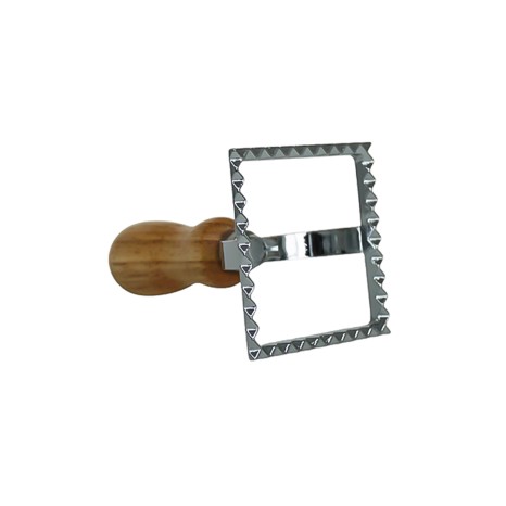 Corta Massa Inox Pega Madeira Retangular 7X10.5cm - Image product