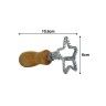 Corta Massa Inox Pega Madeira Estrela 6X10.5cm