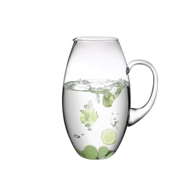Jarro com Asa Cristal Puffy 2400ml 8.5X24.5cm