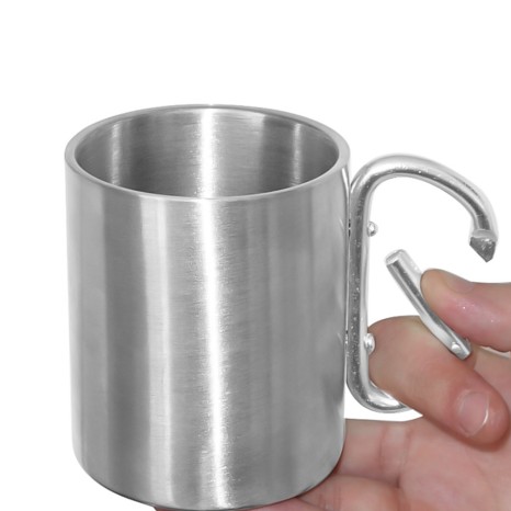 Caneca Campismo Inox Parede Dupla 270ml 6.8X9X12cm - Image product