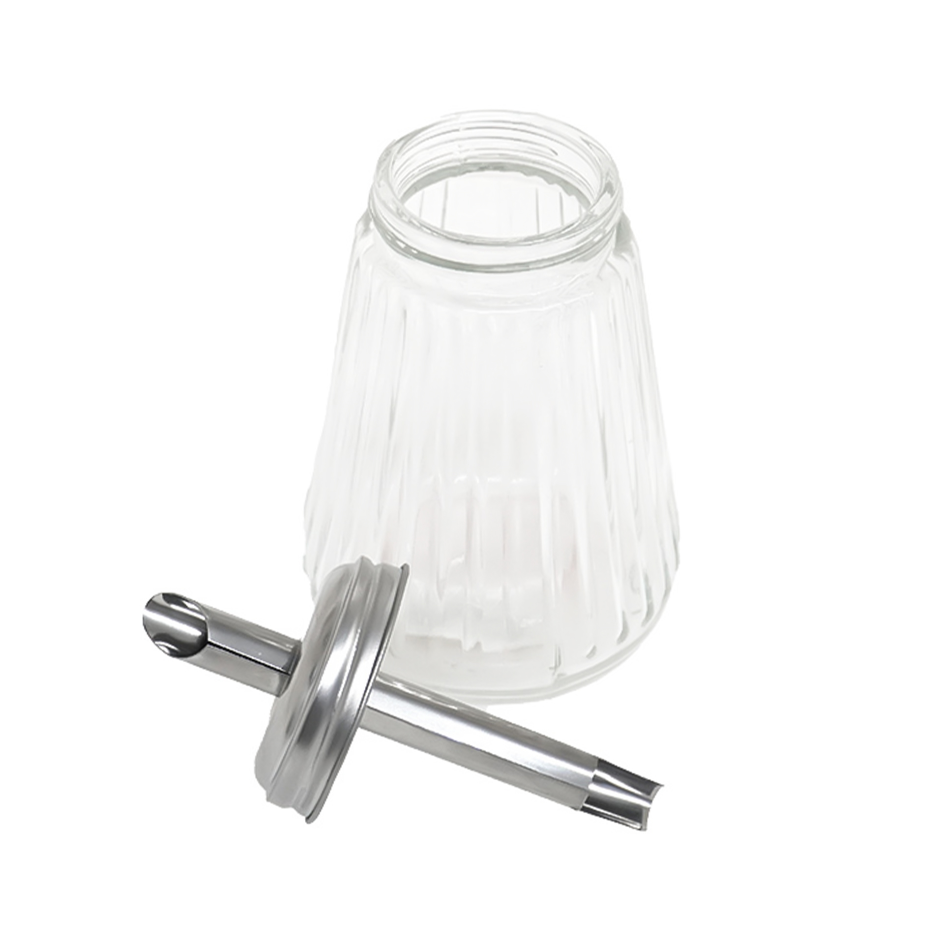 Açucareiro com Doseador Inox 5X11.5cm