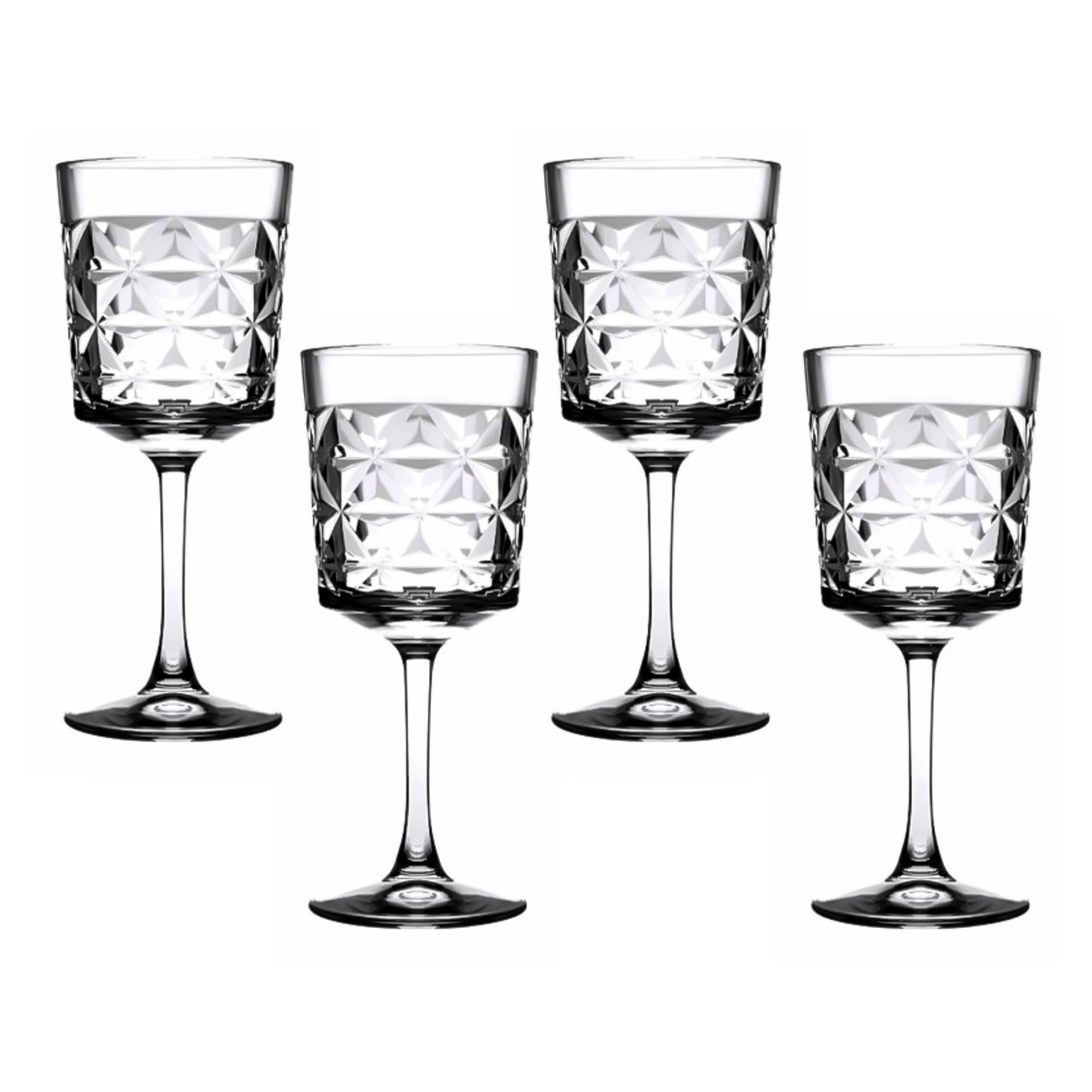 Copo com Pé Estrella 34cl 8.5X20cm Pack 4