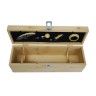 Caixa Madeira + Acessórios Vinho 4 Peças 36X11X12.5cm Caixa Madeira + Acessórios Vinho 4 Peças 36X11X12.5cm