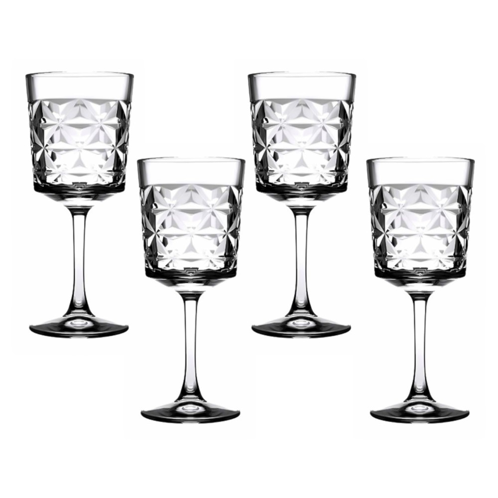 Copo com Pé Estrella 34cl 8.5X20cm Pack 4