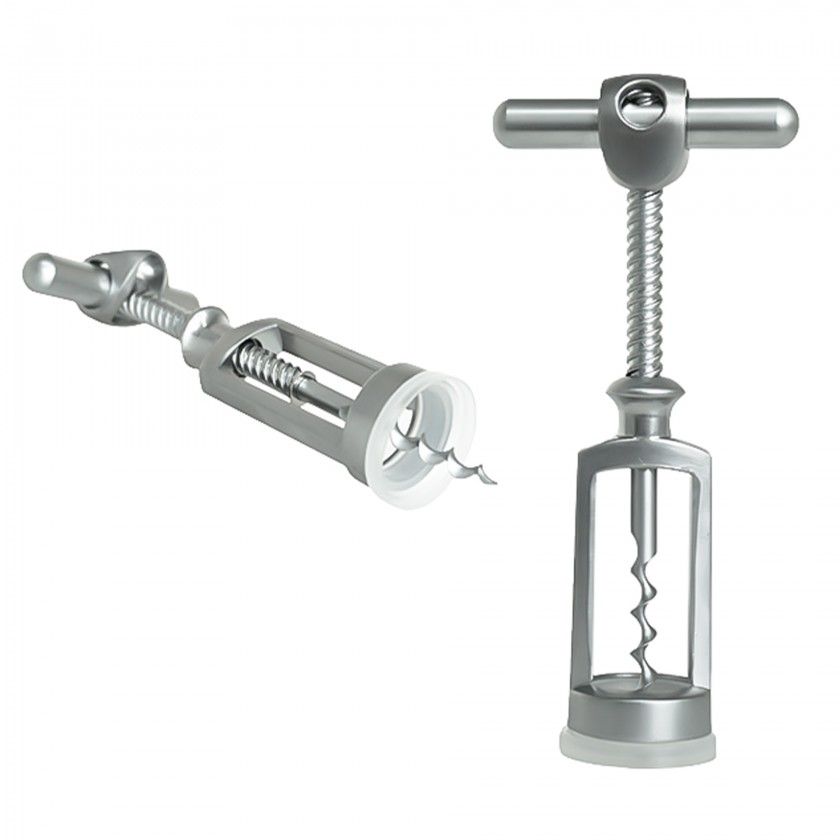 Saca-Rolhas Cromado 7X3.5X14.5cm