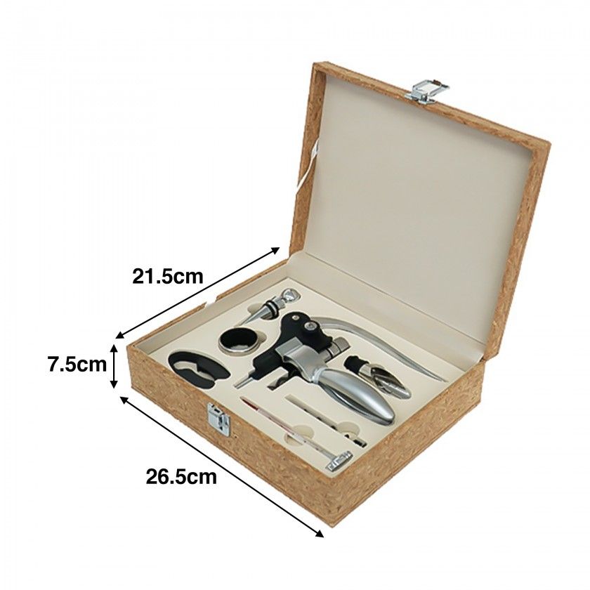 Saca-Rolhas com Acess�rios 4 Pe�as 26.5X21.5X7.5cm