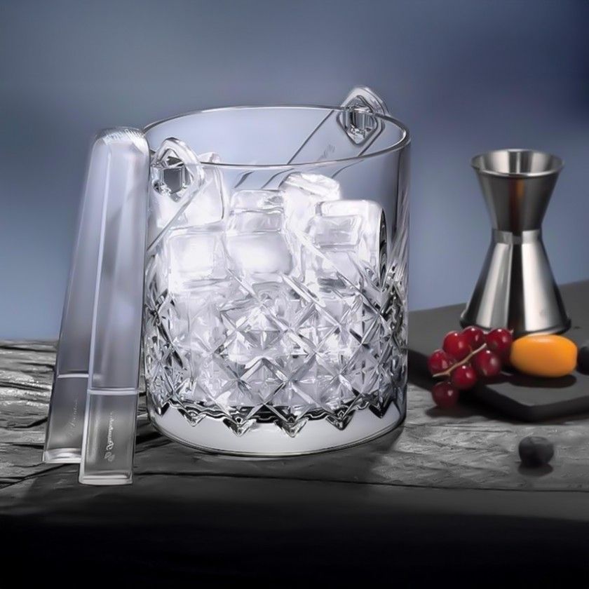 Balde Gelo Vidro Timeless 1000ml 12cm Balde Gelo Vidro Timeless 1000ml 12cm