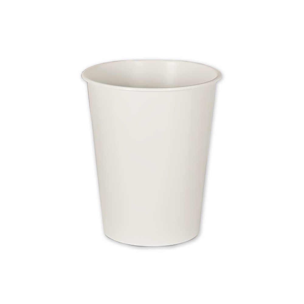Papeleira Pl�stico Redondo Neutro 6L 22X25.5cm