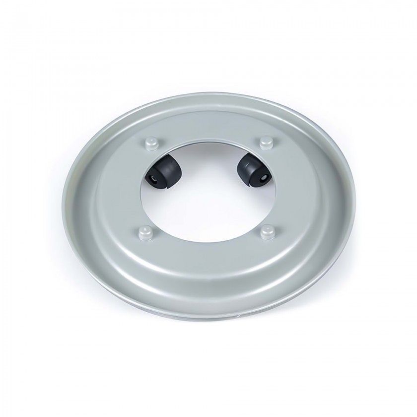 Base Pl�stica para Botija G�s Cinzento 32.5cm