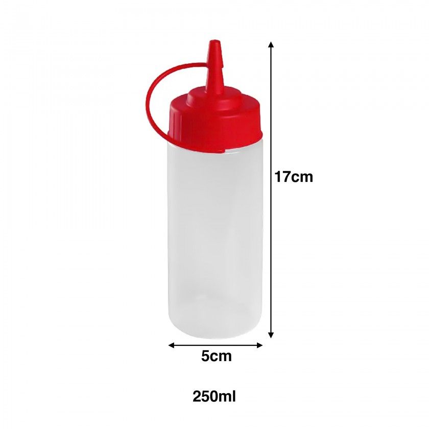 Frasco Molhos Tampa Doseadora Redondo Frasco Molhos Tampa Doseadora Redondo