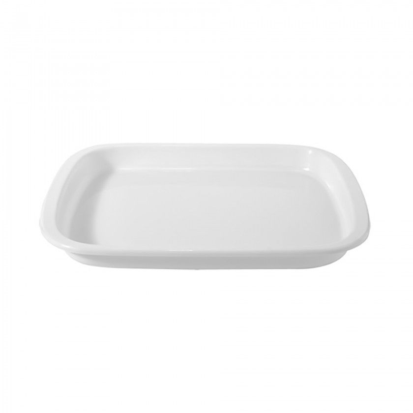 Bandeja Pastelaria Branco 3000ml 43X33X4cm Bandeja Pastelaria Branco 3000ml 43X33X4cm