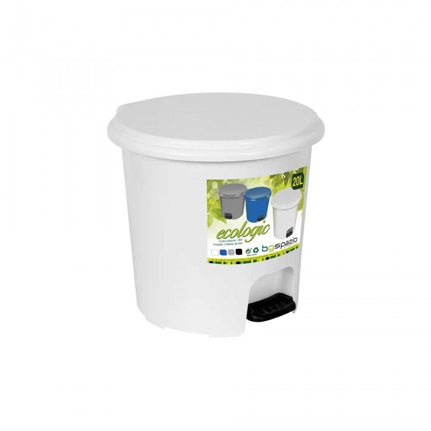 Balde Lixo Pedal 20L 37.5X35.5X33cm Balde Lixo Pedal 20L 37.5X35.5X33cm