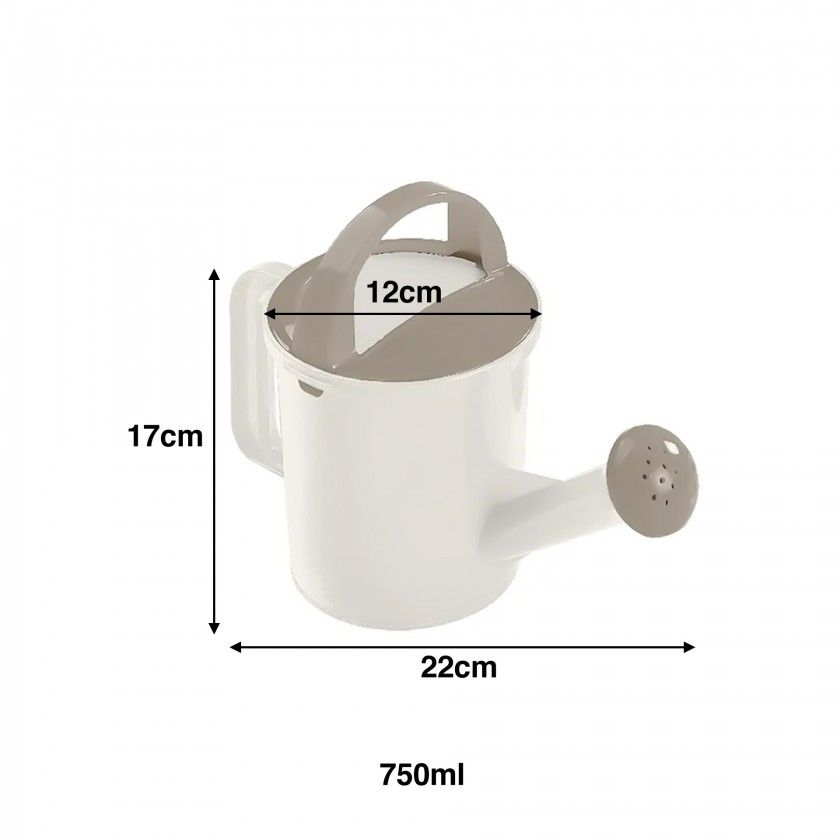 Regador Plástico Cor Sortida 750ml 26X12X17cm Regador Plástico Cor Sortida 750ml 26X12X17cm