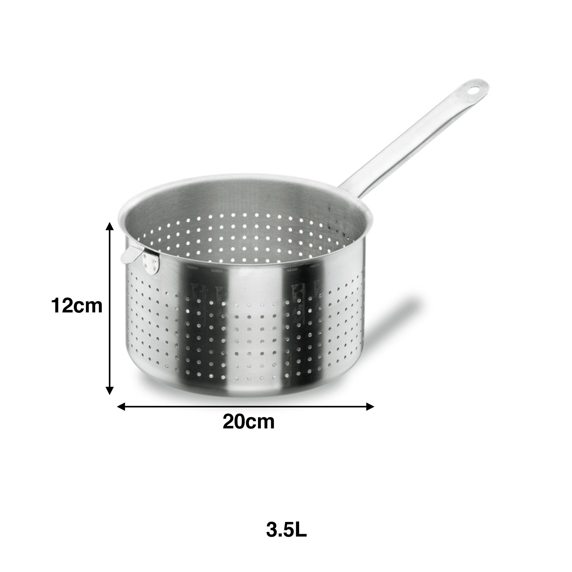 Coador Inox com Cabo Lacor