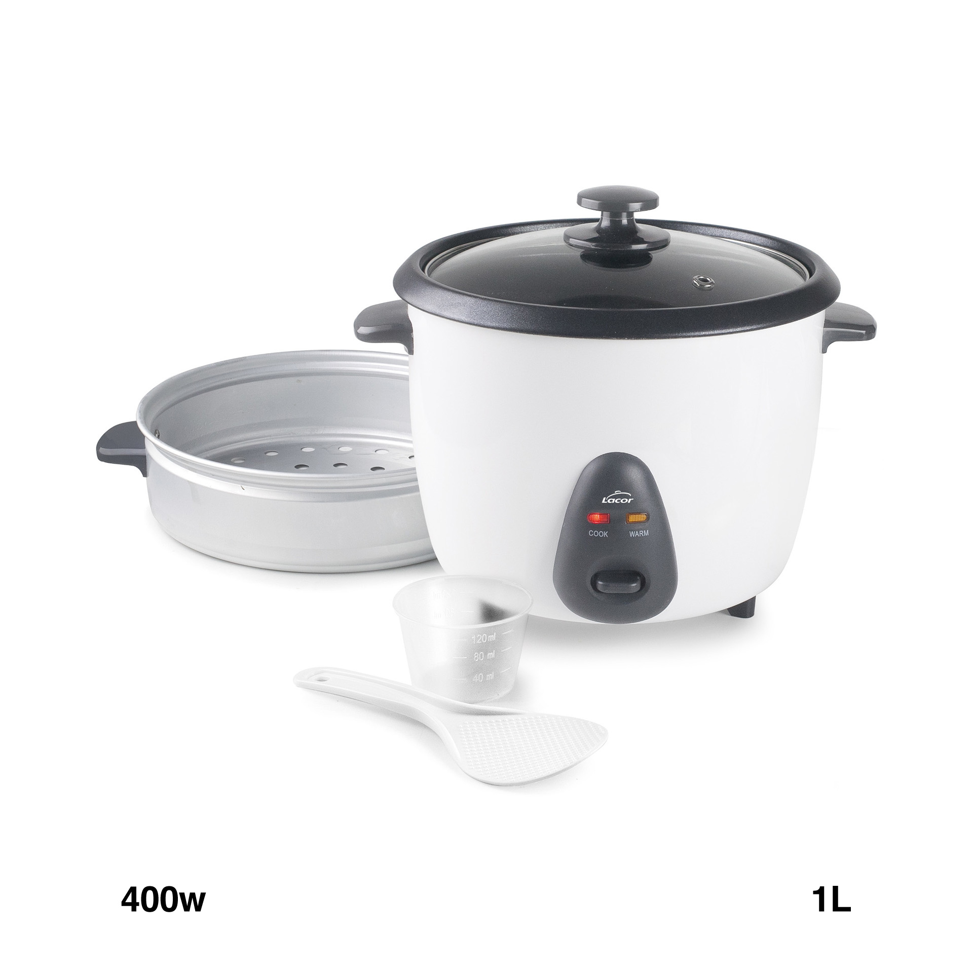 Panela Arrozeira / Vaporeira 400w 1000ml