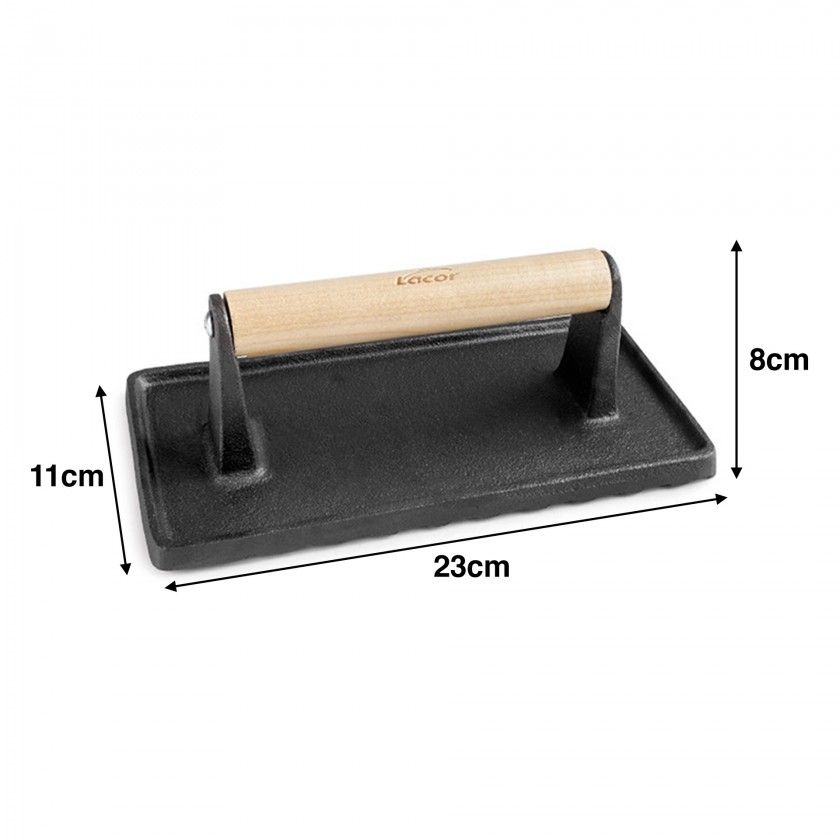 Prensador Carne Retangular 23X11cm Prensador Carne Retangular 23X11cm