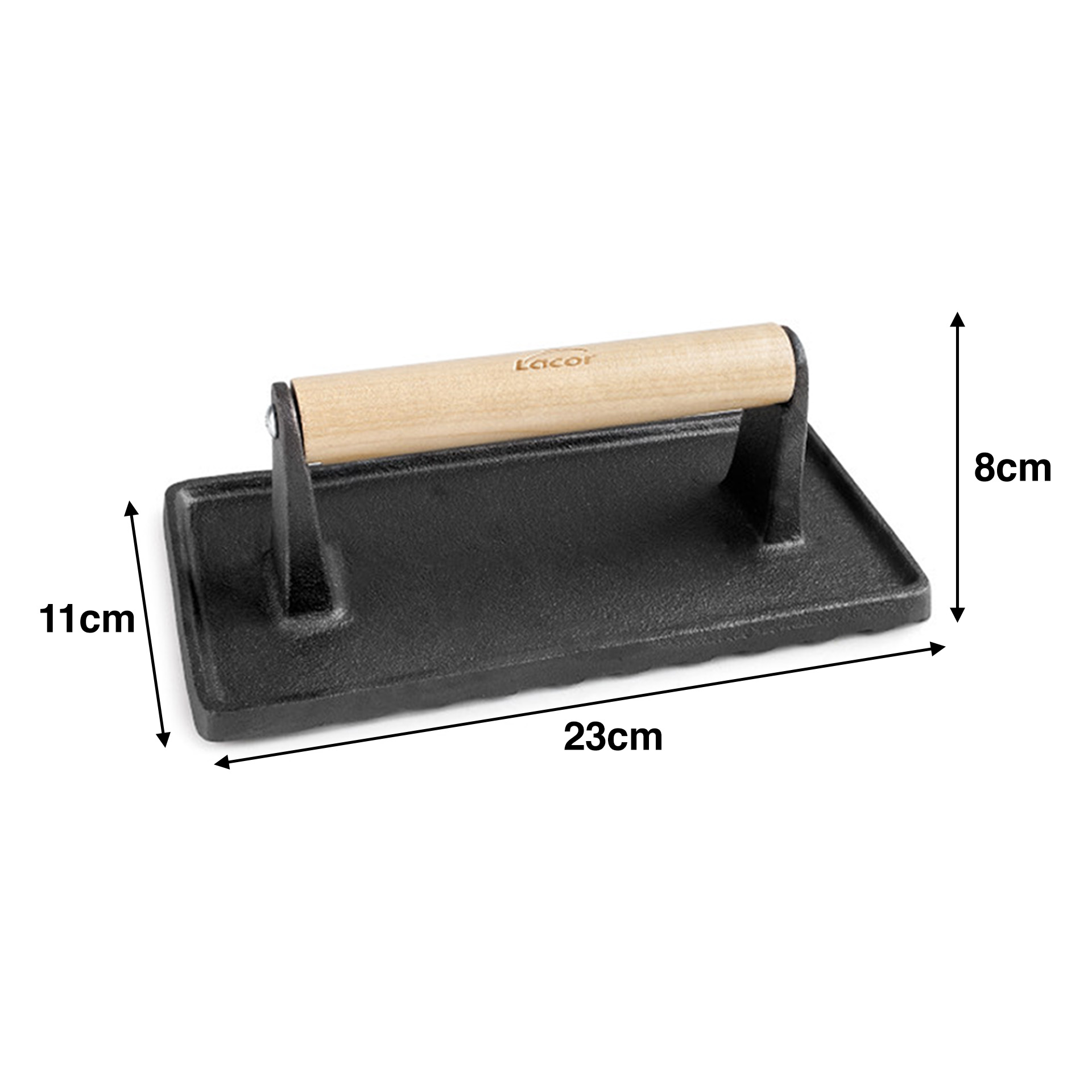 Prensador Carne Retangular 23X11cm