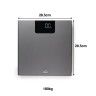 Balan�a Wc Digital Inox 180kg 28.5X28.5cm