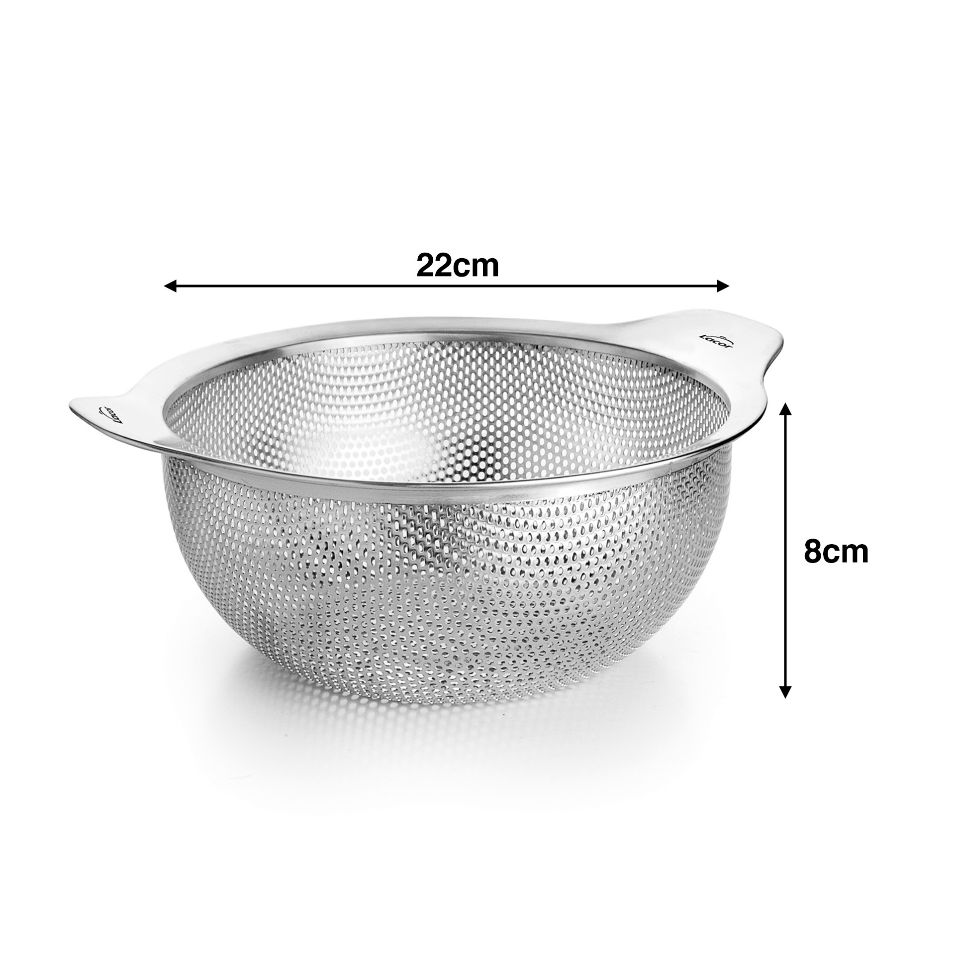 Escorredor Inox com Asas Redondo