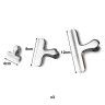 Clips Inox para Saco 4/8/12cm Pack 3 Clips Inox para Saco 4/8/12cm Pack 3