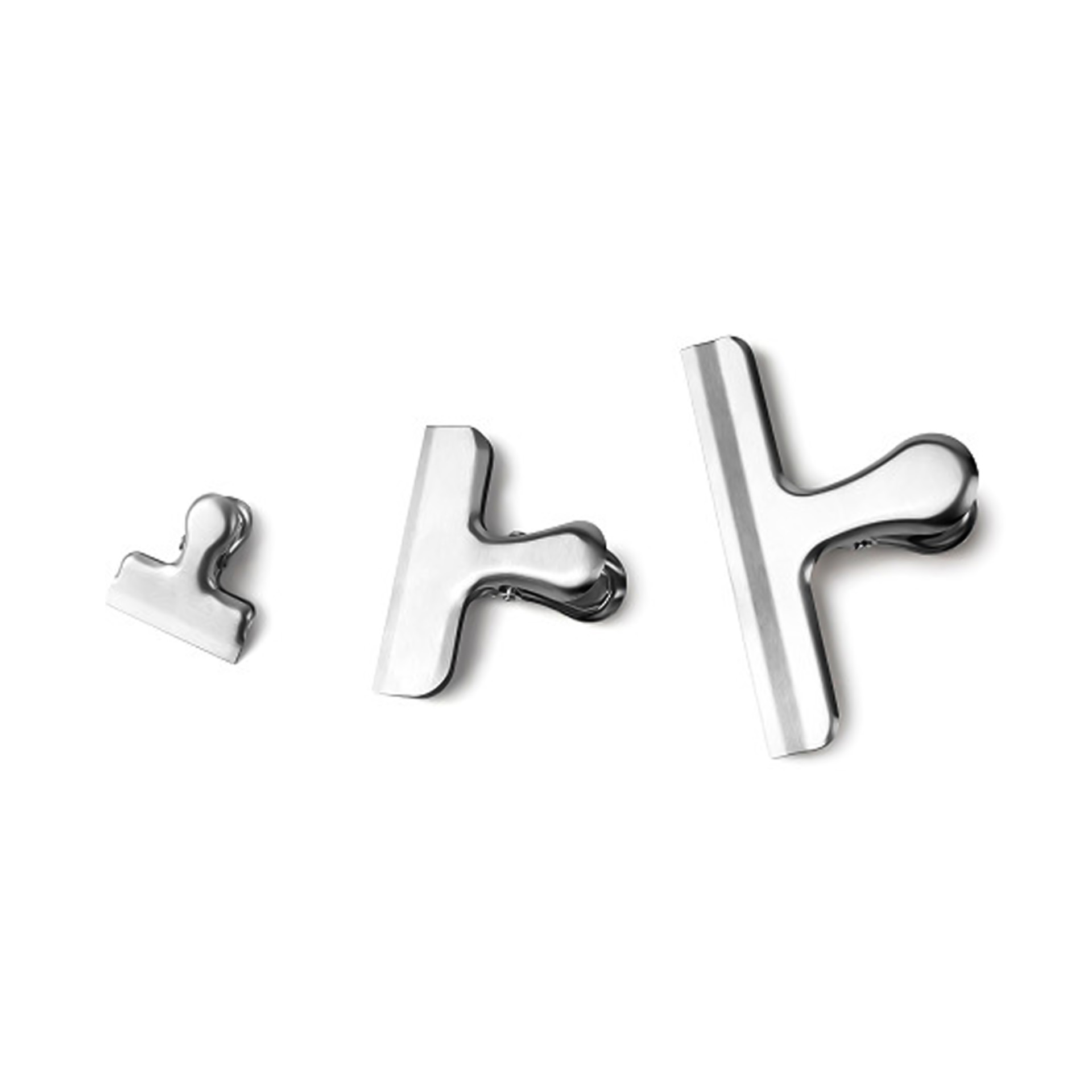 Clips Inox para Saco 4/8/12cm Pack 3