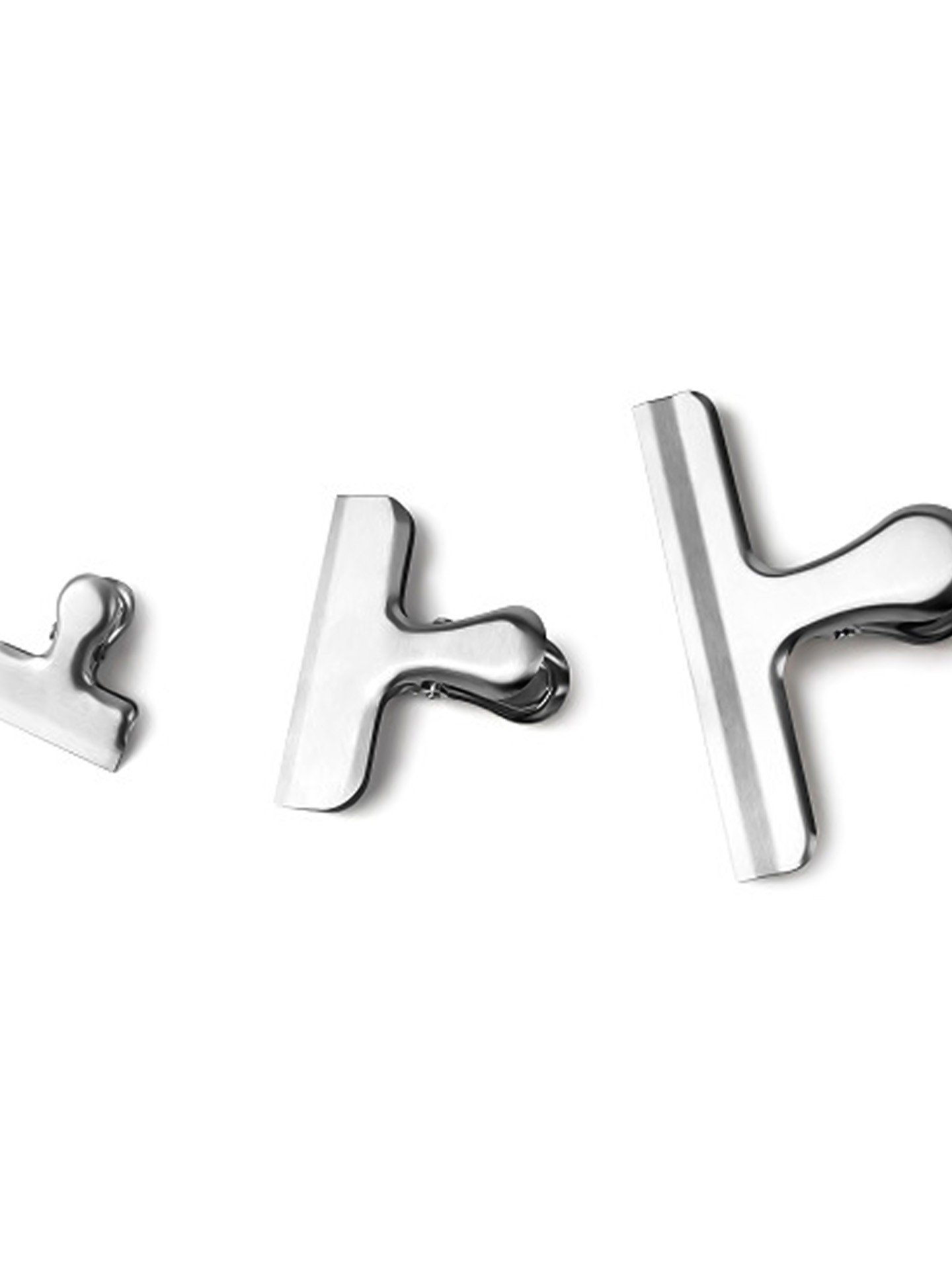 Clips Inox para Saco 4/8/12cm Pack 3