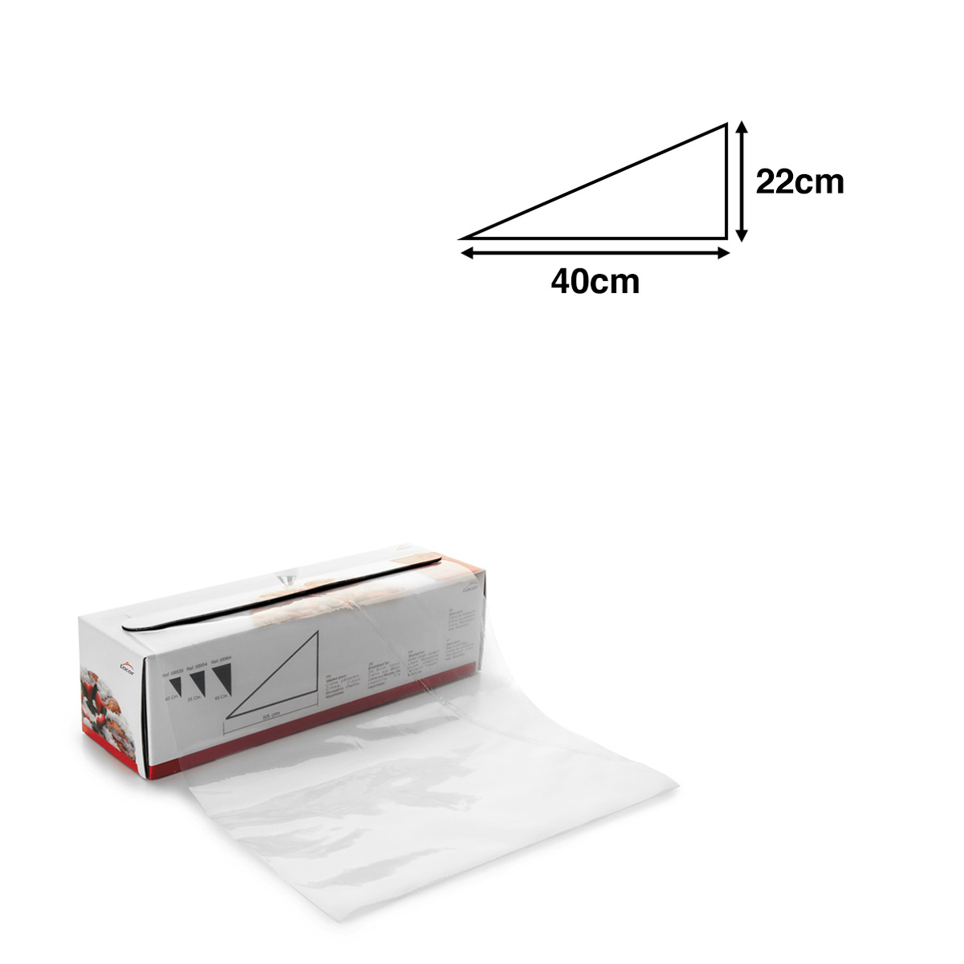 Saco Pasteleiro Descartável Lacor Pack 100