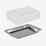 Manteigueira Inox / Poliestireno 16X10X5.5cm Manteigueira Inox / Poliestireno 16X10X5.5cm