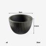 Taça Molho Melamina Lineo Redondo Castanho 30ml 6X3.5cm Pack 6 Taça Molho Melamina Lineo Redondo Castanho 30ml 6X3.5cm Pack 6