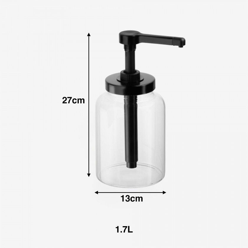 Dispensador Compotas Redondo 1700ml 13X27cm Dispensador Compotas Redondo 1700ml 13X27cm