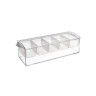 Caixa Condimentos com Tampa 5 Divisões 43X16X14cm Caixa Condimentos com Tampa 5 Divisões 43X16X14cm