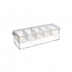Caixa Condimentos com Tampa 5 Divis�es 43X16X14cm