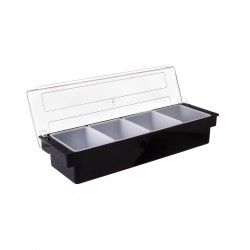 Caixa Condimentos com Tampa 4 Divis�es 49.5X15.5X9.5cm