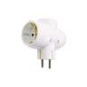 Adaptador 3 Tomadas Laterais 3500W Adaptador 3 Tomadas Laterais 3500W