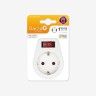Adaptador 1 Tomada Frontal com Interruptor Adaptador 1 Tomada Frontal com Interruptor