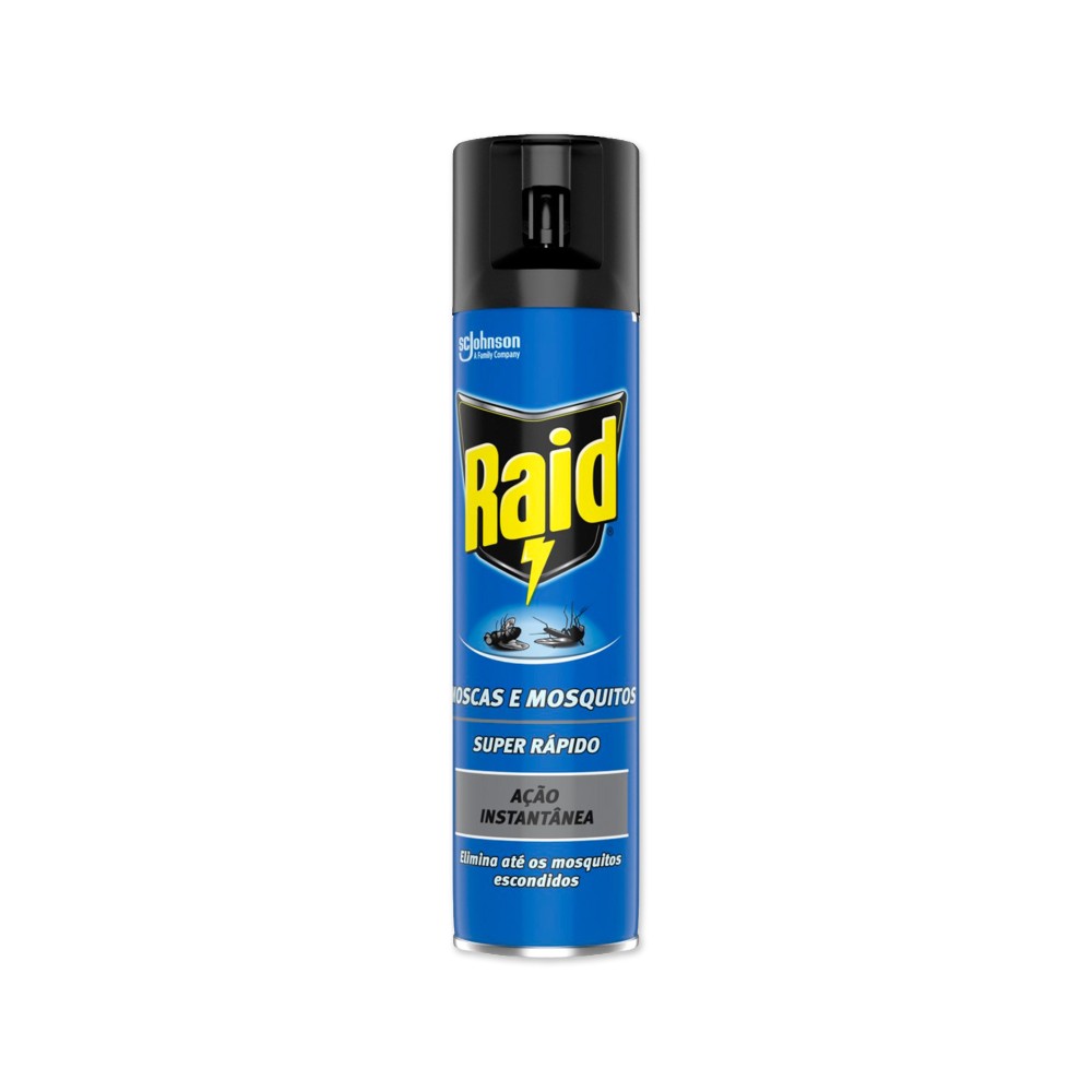 Inseticida Raid Spray Rápido Moscas E Mosquitos 400ml