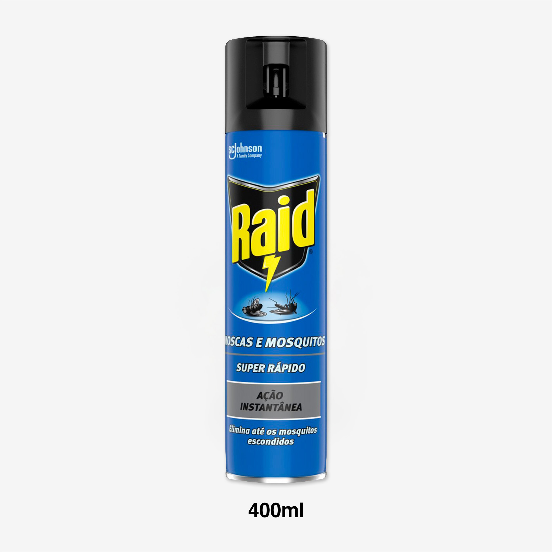 Inseticida Raid Spray Rápido Moscas E Mosquitos 400ml