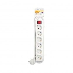 Extens�o Fio com Interruptor 6 Tomadas Branco 3mX1.5mm