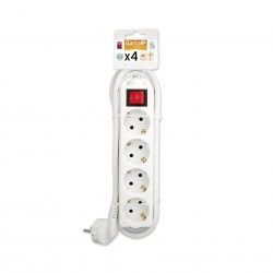 Extens�o Fio com Interruptor 4 Tomadas Branco 3mX1.5mm