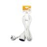 Prolongador 1 Tomada Branco 3gr 3mX1.5mm Prolongador 1 Tomada Branco 3gr 3mX1.5mm