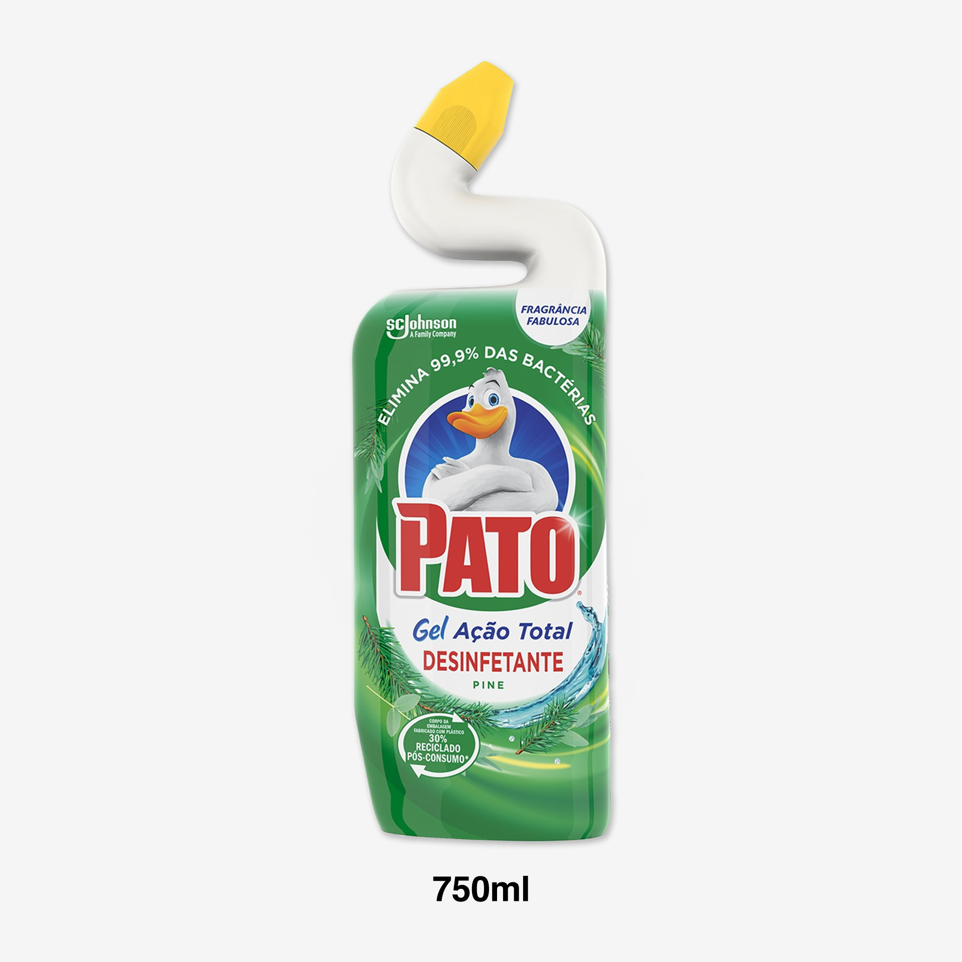 Wc Pato Desinfetante Ação Total 750ml