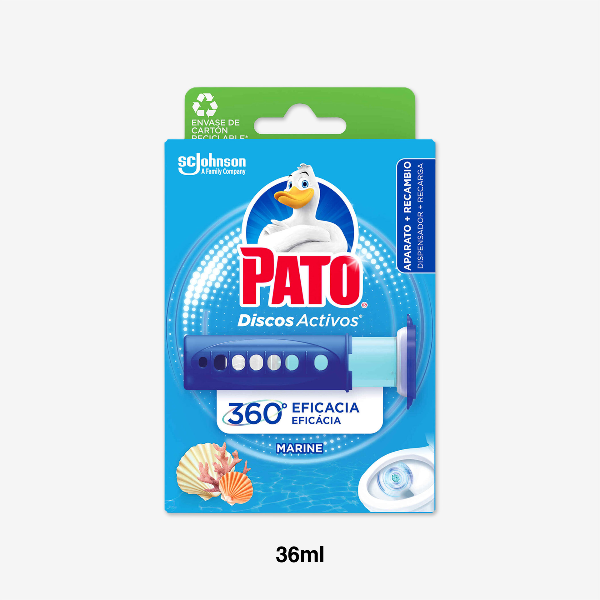 Wc Pato Discos Activos 36ml