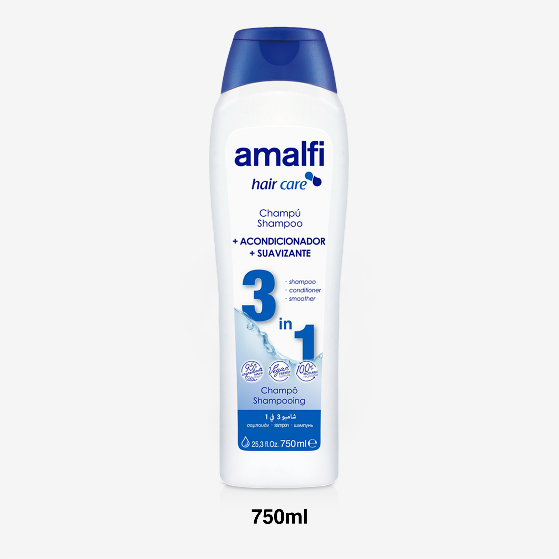 Champô Amalfi 3 Em 1 750ml