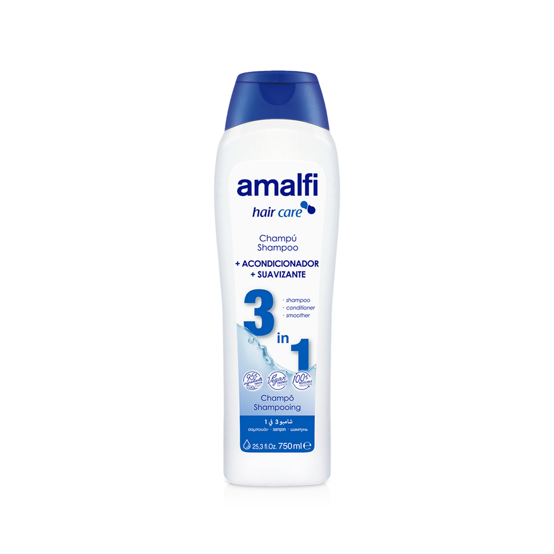 Champô Amalfi 3 Em 1 750ml