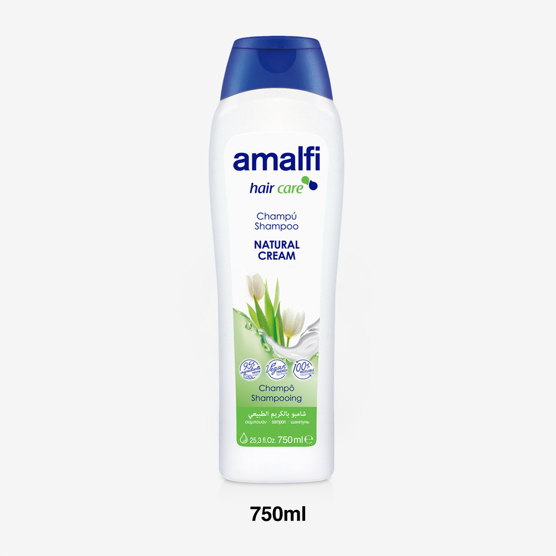 Champô Amalfi Natural Cream 750ml