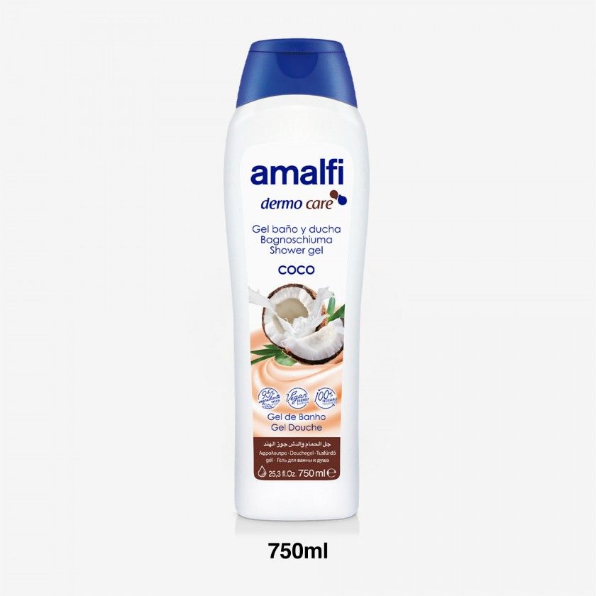Gel Banho Amalfi Leite Coco 750ml Gel Banho Amalfi Leite Coco 750ml