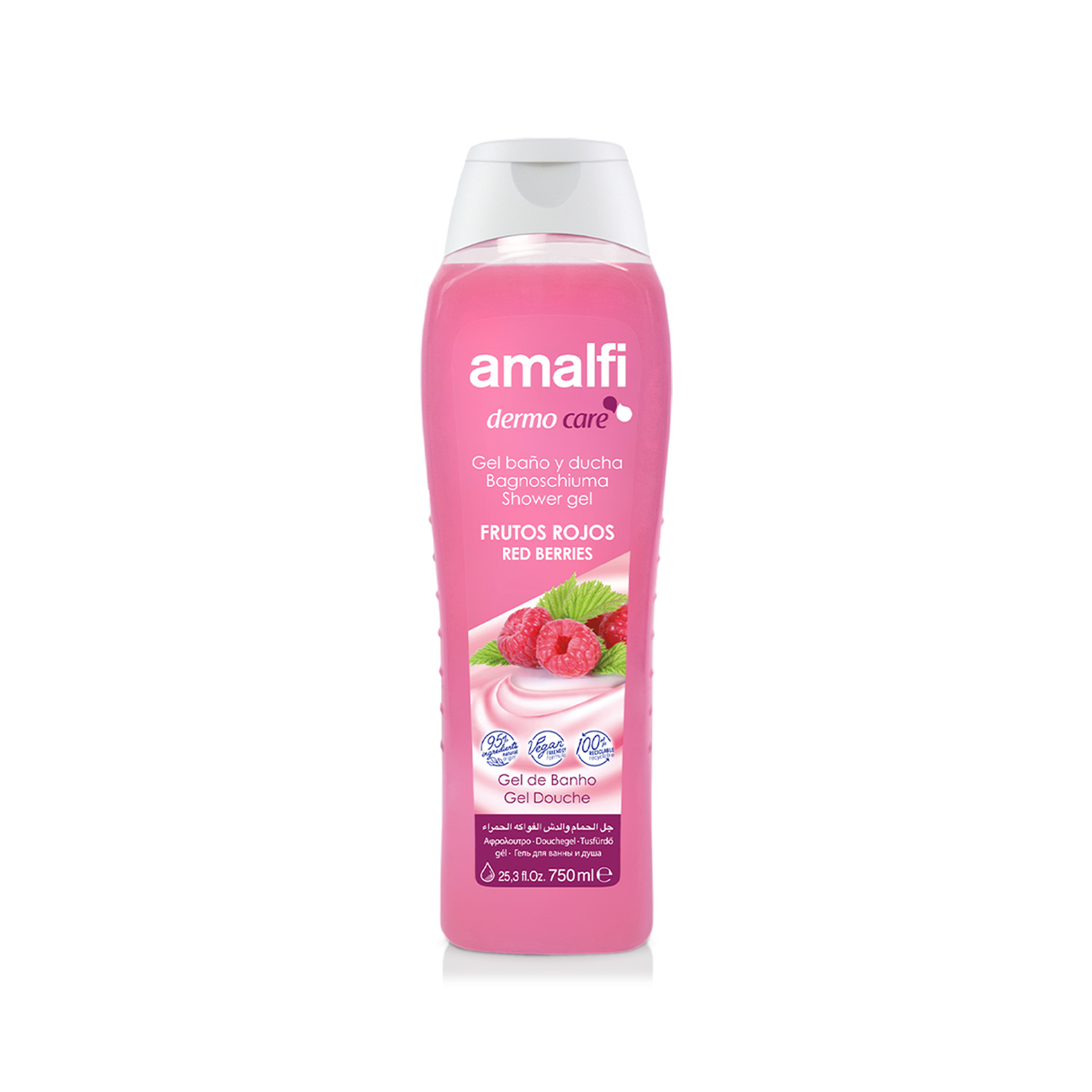 Gel Banho Amalfi Frutos Vermelhos 750ml