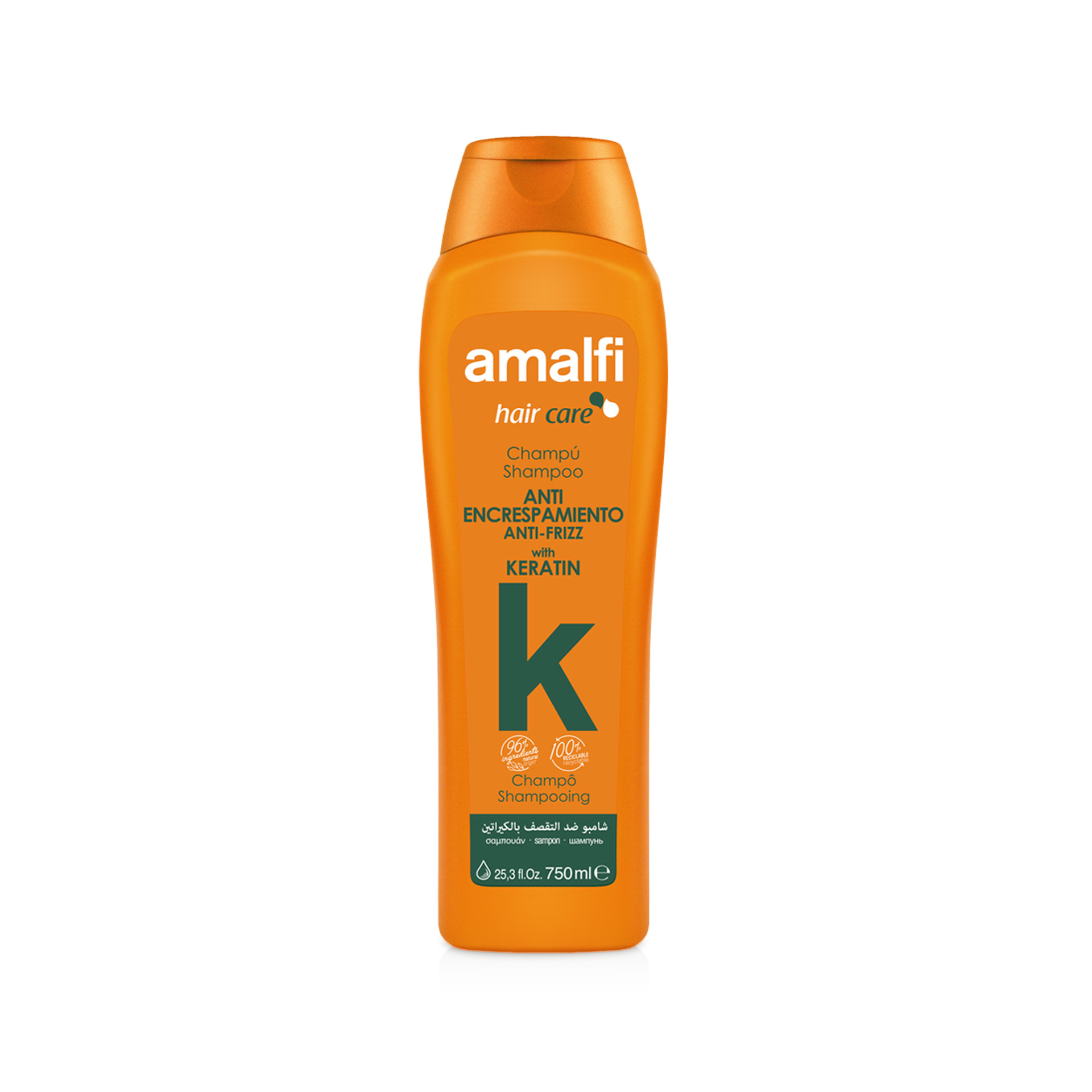 Champô Amalfi Keratina Cabelo Frisado 750ml