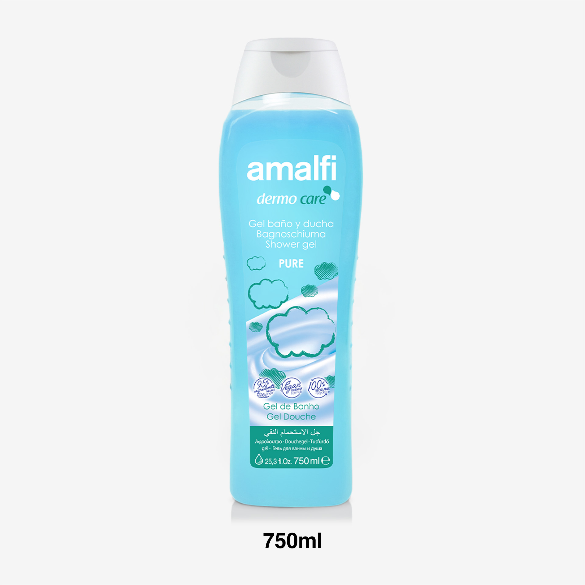 Gel Banho Amalfi Pure 750ml