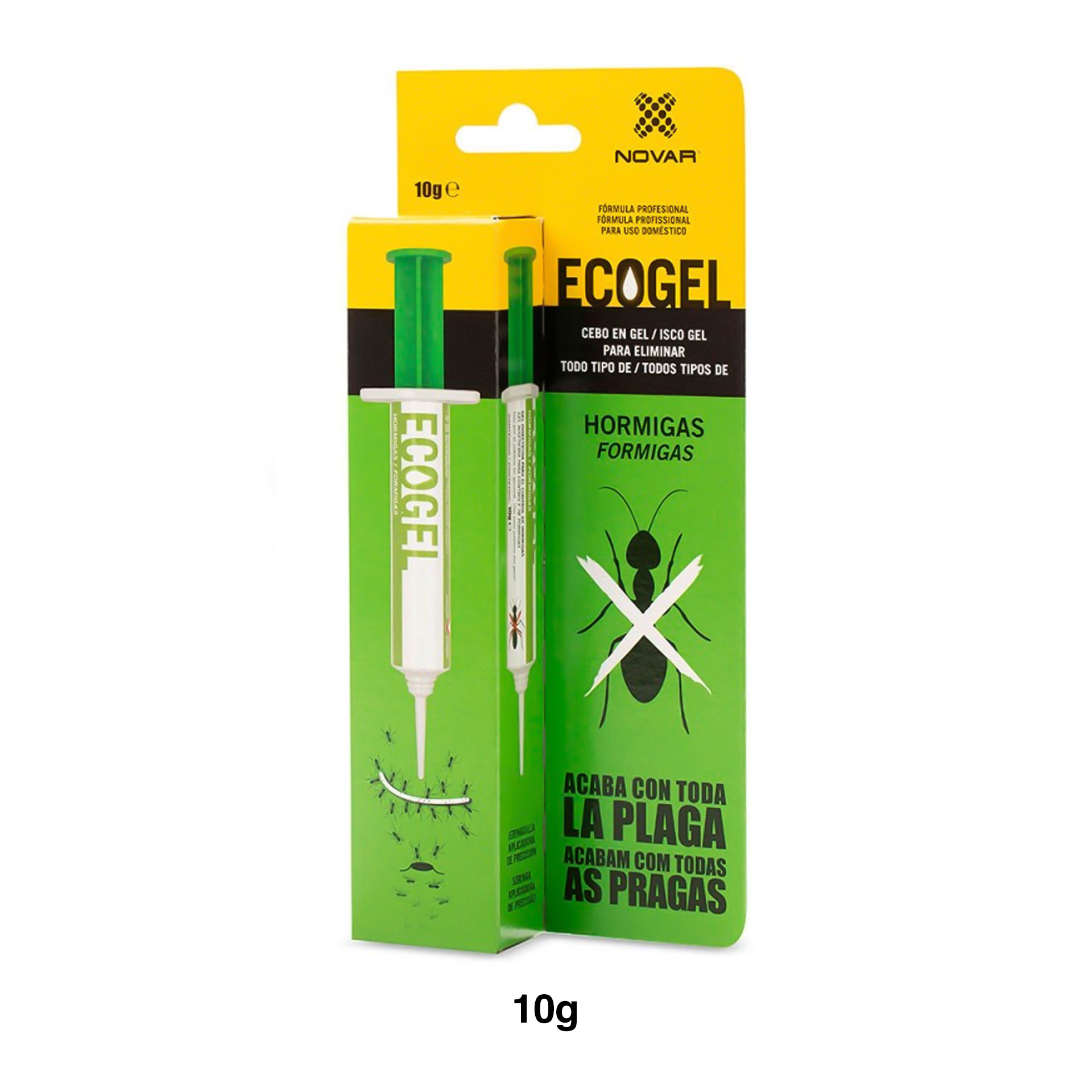Inseticida Gel Formigas Ecogel Seringa 10gr
